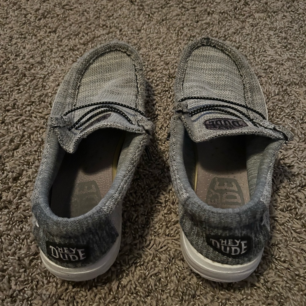 Hey Dude Men's Gray Slip-On Loafers